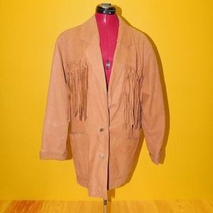 Adler suede fringed Chimayo Western Aztec Jacket